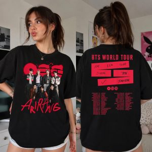 FRONT & BACK Bangtan Members Arirang Magazine Unisex Heavy Cotton Tee, RM BTS Arirang World Tour, Arirang Shirt, Sweatshirt, Hoodie, Concert Outfit