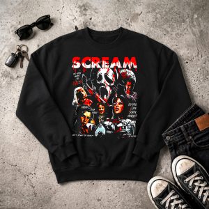 Horror Movie Halloween Sweatshirt, Friday 13th TShirt, Horror Movie Shirt, Scary Movie Sweater, Horror Movie Shirt, 90s Scream Movie Shirt, Scream Hoodie, Ghostface Shirt