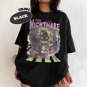 Nightmare Before Christmas Shirt, Jack Skellington Sally Tee, Oogie Boogie Coquette Bow Disney Halloween Spooky Season Shirt, Movie Halloween Sweatshirt, Halloween Gifts, Friday 13th Shirt