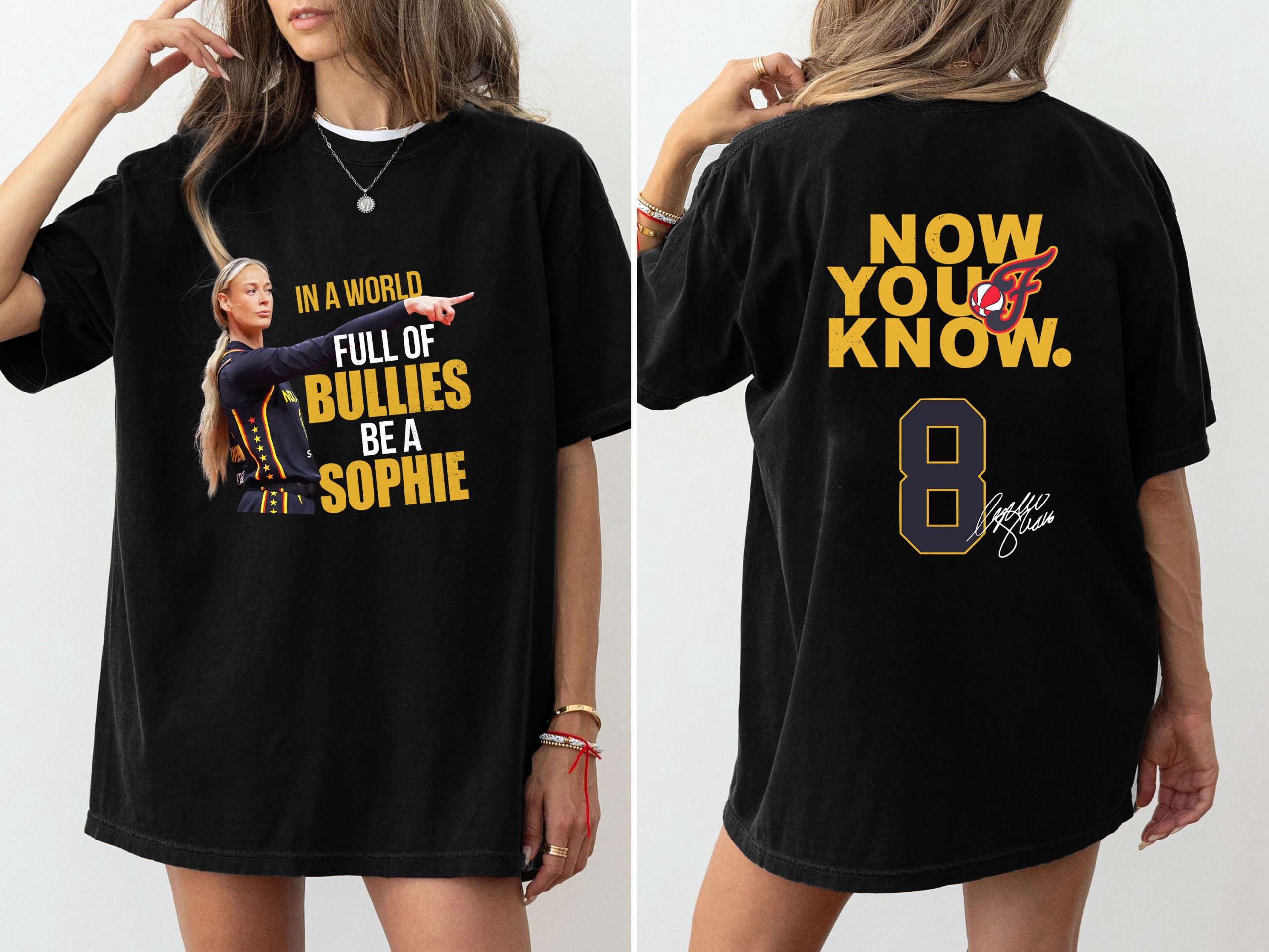 Sophie Cunningham Point Signature Basketball T-Shirt 2