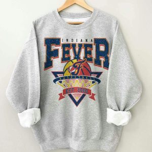 Indiana Fever Wommen Basketball Team Est 2000 Vintage Shirt, Indiana Fever Sweatshirt, Wommen Basketball Tee, Sports Fan Gift