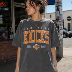 New York Knicks Basketball Est 1946 Comfort Colors Shirt, Vintage Basketball Tee, Sports Shirt