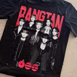 BTS Arirang World Tour 2026 Shirt, Red Black Kpop Concert Outfit, ARMY Fan Gift, Concert Tee, Kpop Shirt