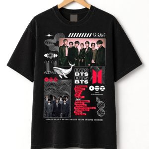 BTS Arirang World Tour 2026 Shirt, Kpop Concert Outfit, ARMY Fan Gift