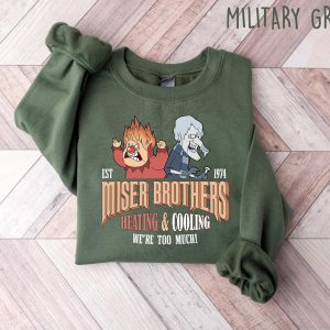 Miser Brothers Heating And Cooling Sweatshirt, Hoodie, Cozy Christmas Shirt