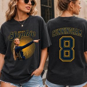 Sophie Cunningham 8 Women Basketball T-Shirt, Vintage Hoops Tee, Game Day Fan Gift