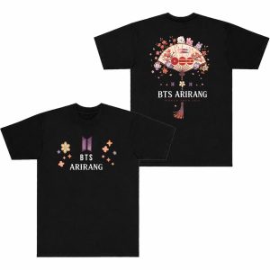 BTS ARIRANG World Tour 2026 T-Shirt, Two-Sided K-Pop Concert Fan Tee