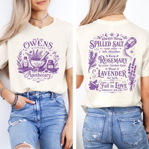 Magic Practical Apothecary Shirt, Owen’s Sisters Apothecary, Spilled Salt Over Shoulder Witchy T-shirt