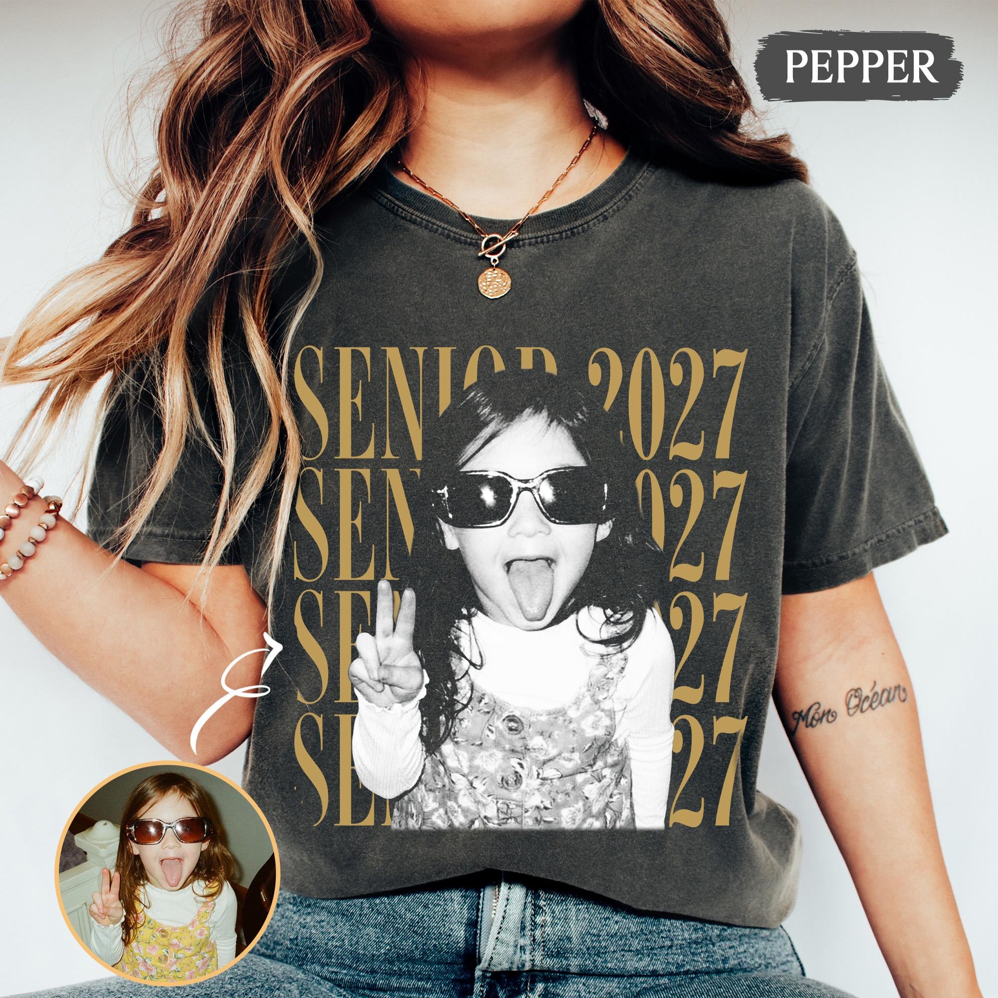 Personalised Vintage Photo And Year Senior 1