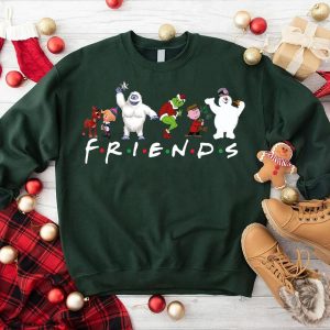 Christmas Friends Movie Sweatshirt, Friends Shirt, Christmas Sweatshirt