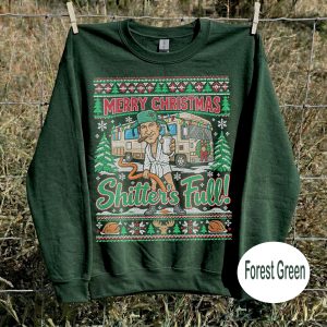 Merry Christmas Shitters Full Sweatshirt, Uncle Eddie Ugly Christmas Sweater